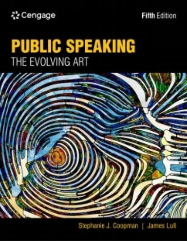 Cengage Infuse for Coopman/Lull Public Speaking: The Evolving Art, 1 term Instant Access