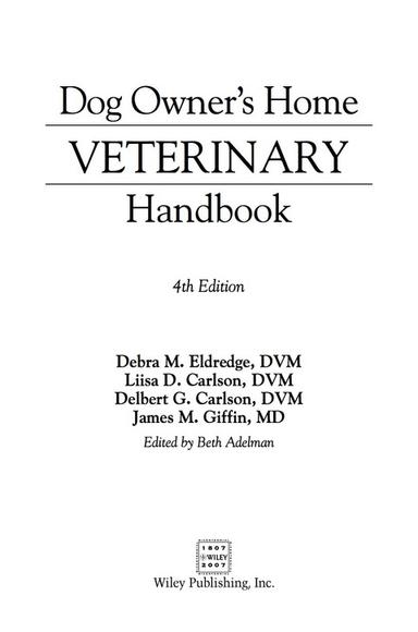 Dog Owner's Home Veterinary Handbook