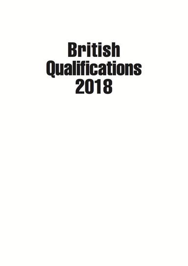 British Qualifications 2018