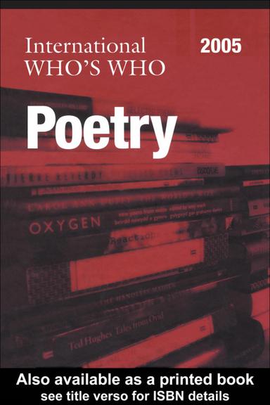 International Who's Who in Poetry 2005