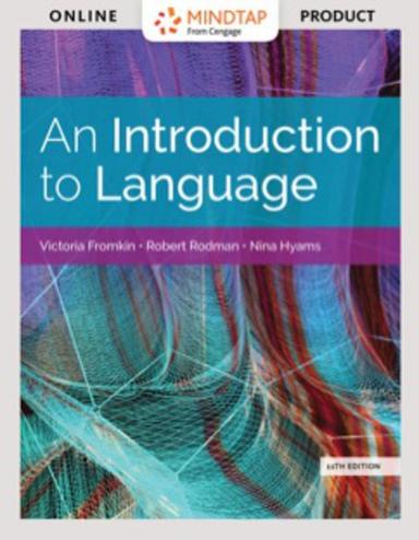 MindTap English for Fromkin/Rodman/Hyams' An Introduction to Language