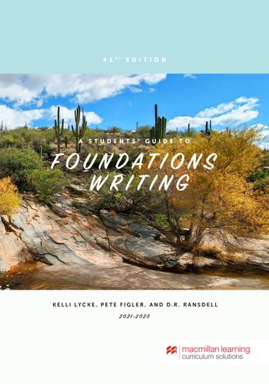 Students' Guide to Foundations Writing