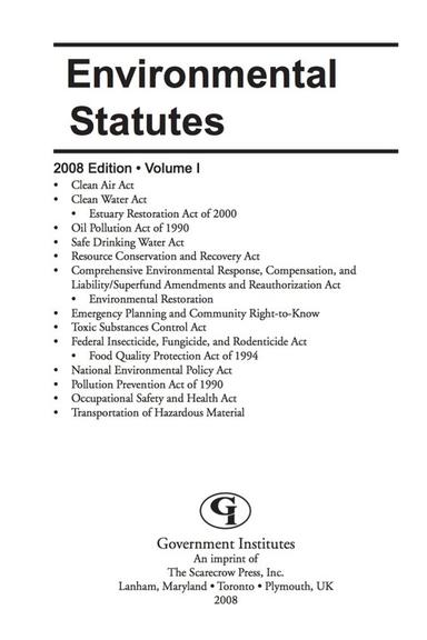 Environmental Statutes